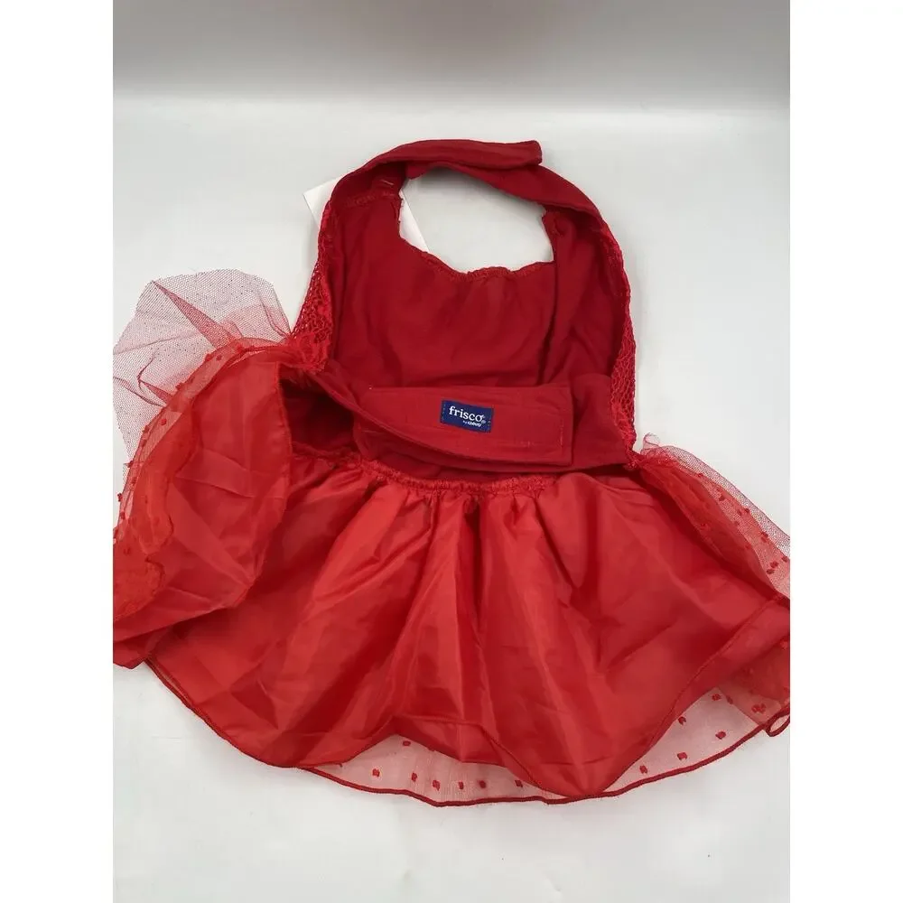 Frisco By Chewy Red Dress Pet Costume Dog Dress Size Medium NEW W/ Tags